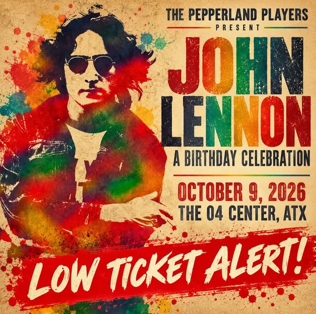 The Pepperland Players present John Lennon: A Birthday Celebration at The 04 Center, October 9, 2026